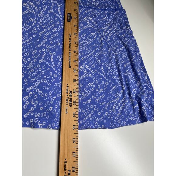 Escape Habitat Skort Small Artsy Dot Pockets Pull On Blue Tennis Golf Athletic - Picture 8 of 14